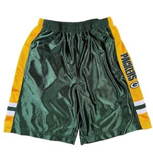 Green Bay Packers NFL Men’s M Side Stripe Training Shorts Vintage VF Imagewear
